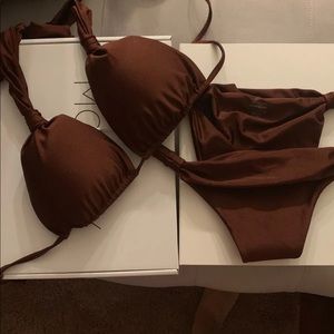 Monday swimwear tulum set in expresso